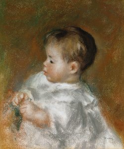 Portret van Marie-Louise Durand-Ruel door Pierre Auguste Renoir