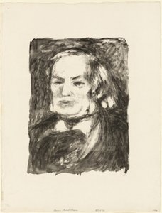 Portret van Richard Wagner door Pierre Auguste Renoir