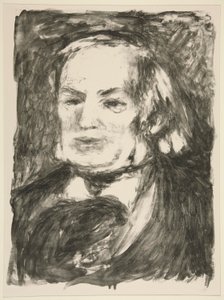 Portret van Richard Wagner door Pierre Auguste Renoir