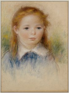 Portret van een Jong Meisje door Pierre Auguste Renoir