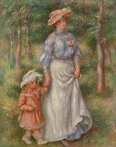 Promenade (La Promenade) door Pierre Auguste Renoir