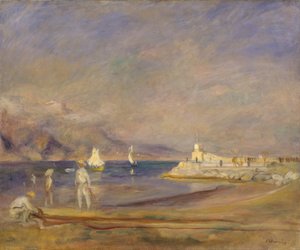 Saint-Tropez, 1898-1900 door Pierre Auguste Renoir