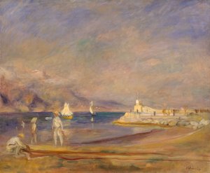 St Tropez, Frankrijk, 1898-1900 door Pierre Auguste Renoir