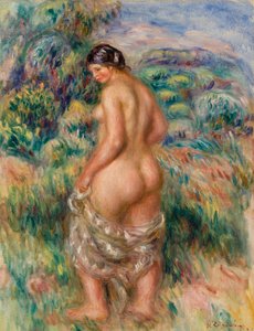 Staande Badende door Pierre Auguste Renoir