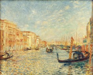 Op het Grote Kanaal, Venetië door Pierre Auguste Renoir