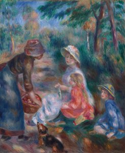 De appelsverkoper, ca. 1890 door Pierre Auguste Renoir