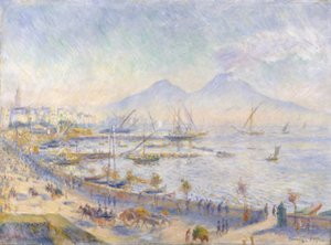 De baai van Napels, 1881 door Pierre Auguste Renoir