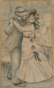 De Dorpsdans, 1883 door Pierre Auguste Renoir
