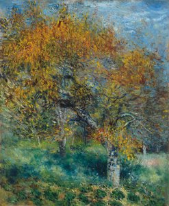 De perenboom; Le Poirier, ca. 1870 door Pierre Auguste Renoir