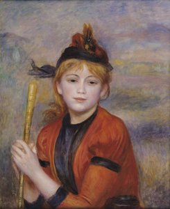 De wandelaar, ca. 1895 door Pierre Auguste Renoir