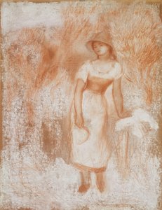 De Maaier door Pierre Auguste Renoir
