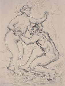 De Rivier Scamander, c.1900 door Pierre Auguste Renoir