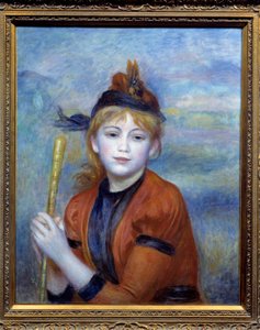 De wandelaar door Pierre Auguste Renoir