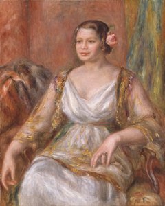 Tilla Durieux Ottilie Godeffroy, 1880-1971, 1914 door Pierre Auguste Renoir