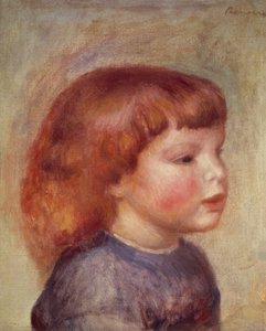 Kinderhoofd door Pierre Auguste Renoir