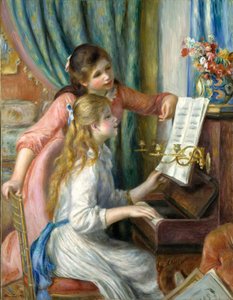 Twee Jonge Meisjes aan de Piano, 1892