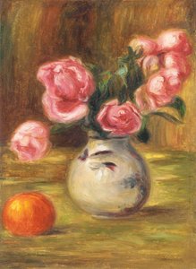 Vaas met Rozen en een Sinaasappel, 1910
