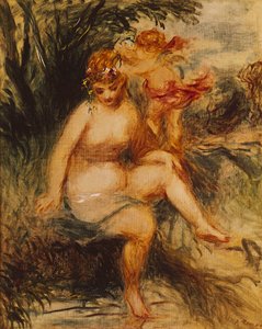 Venus en Amor door Pierre Auguste Renoir
