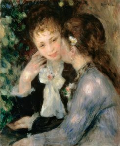 Vertrouwelijke gesprekken door Pierre Auguste Renoir