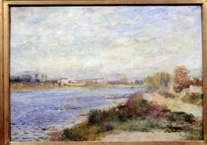 Zicht op de Seine in Argenteuil