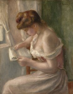 Vrouw die leest