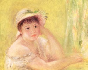 Vrouw met een strohoed, 1879