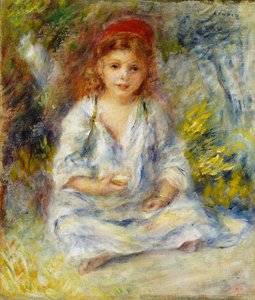 Jonge Algerijnse meisje, ca. 1881 door Pierre Auguste Renoir