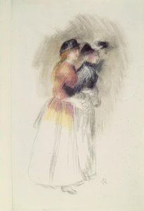 Twee Vrouwen door Pierre Auguste Renoir