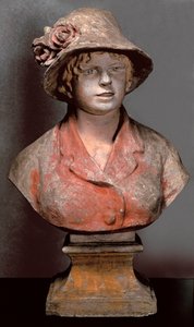 Beeld van Aline Charigot, mevrouw Renoir, c.1900