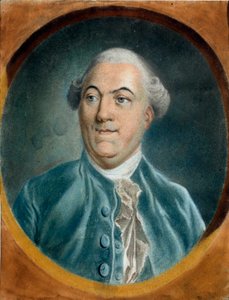 Portret van Jacques Necker (1732-1804) Minister Pastelschilderij door Pierre Baudemant (1729-1808) 18e eeuw Troyes musee des Beaux Arts