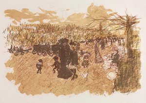 Avenue du Bois de Boulogne door Pierre Bonnard