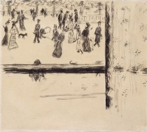 Boulevard des Batignolles, ca. 1896-8 door Pierre Bonnard