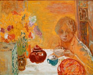 Ontbijt door Pierre Bonnard