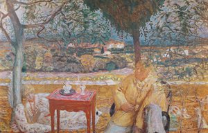 Gesprek in de Provence, ca. 1913-14 door Pierre Bonnard
