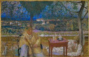 Provençaals gesprek door Pierre Bonnard