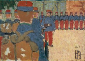 De oefening door Pierre Bonnard