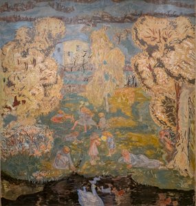 Vroege Lente op het Platteland door Pierre Bonnard