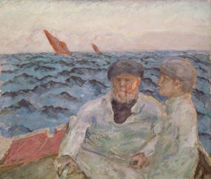 Vissers in Bretagne, 1907 door Pierre Bonnard