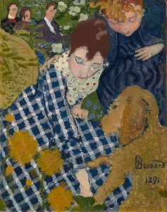 Vrouw met hond. 1891