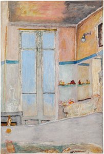 In de badkamer, ca. 1940