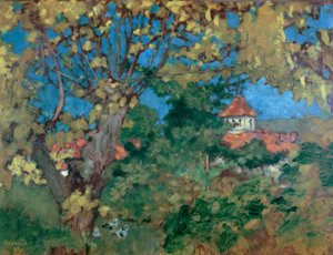 Het huis van Grand-Lemps door Pierre Bonnard