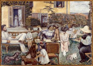 De burgerlijke namiddag door Pierre Bonnard