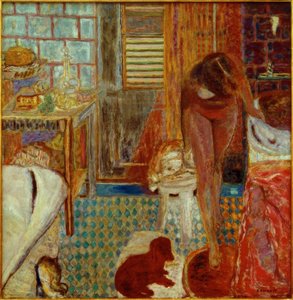 De Toiletkamer door Pierre Bonnard