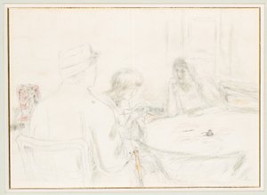 De gewonde in zijn familie door Pierre Bonnard