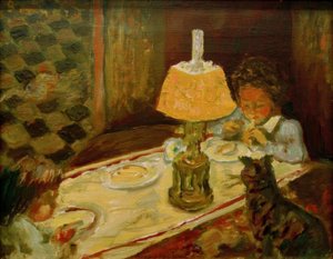 De lunch van de kinderen door Pierre Bonnard