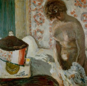 Naakt bij de lamp