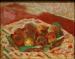 Mand met perziken door Pierre Bonnard