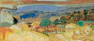Landschap van Le Cannet door Pierre Bonnard