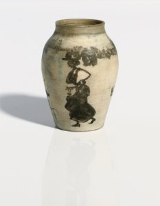 Petit vaas: straattafereel, c.1894-95 door Pierre Bonnard