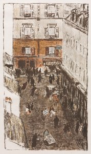 Straathoek van bovenaf gezien